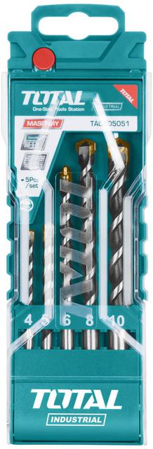 Total masonry drill bits set-TACSD5051