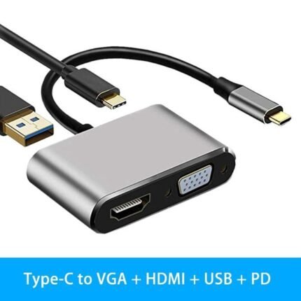USB Type C To HDMI+VGA adapter