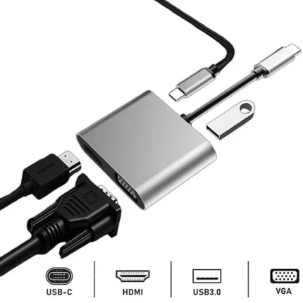USB Type C To HDMI+VGA adapter