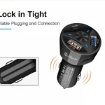 USB Car Charger Adapter + Type C