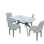 Classy 4seater glass dining table