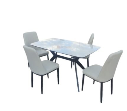 Classy 4seater glass dining table