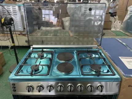 Eurochef 4 Gas+2E cooker -60x90 with GAS Oven