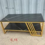 Marble effect coffee table