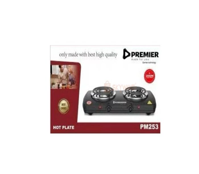 Premier spiral plate double burner