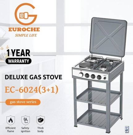 Eurochef 3+1 standing cooker