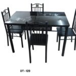 Glass Table Top Dining Set