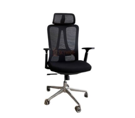 Ergonomic black office chair