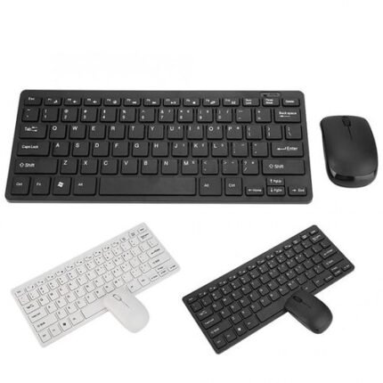 Mini Wireless Keyboard and Mouse