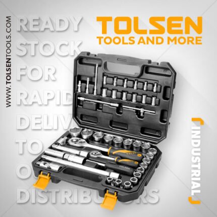 Tolsen 45Pcs socket tool kit set