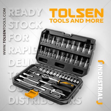 Tolsen 46PCS 1/4″ Socket tool Set