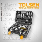 Tolsen 1/4"and1/2" 94PCS Socket Tool set