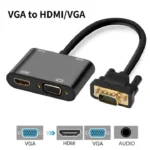 VGA to VGA HDMI 3 in 1 Adapter