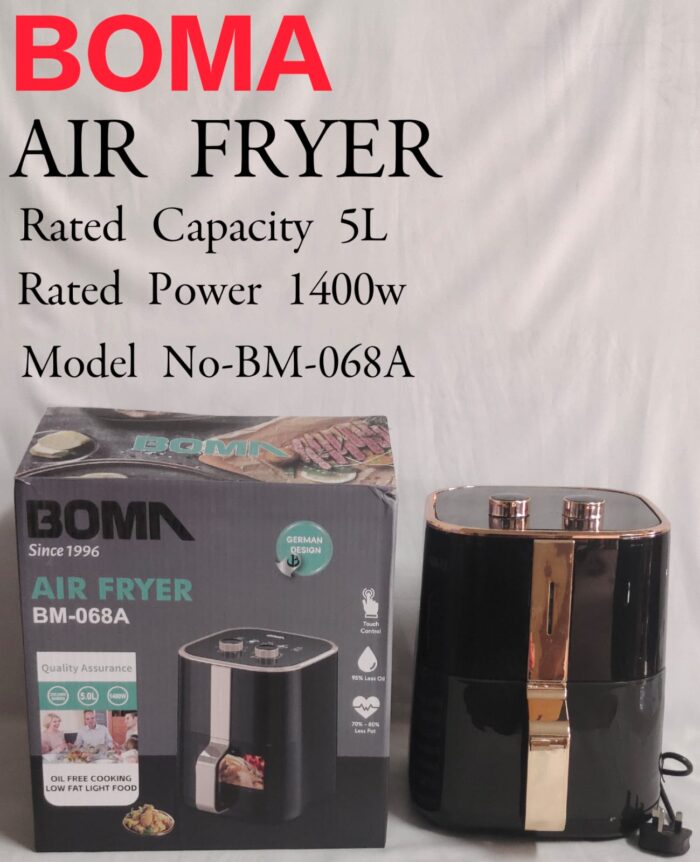 Boma 5L 1400W Manual Air Fryer