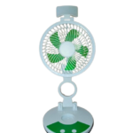 Portable folding table fan