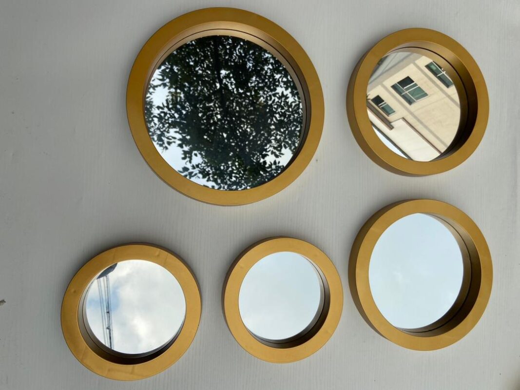 5-in-1 Classy Round Decor Mirrors