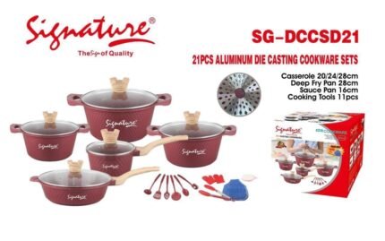 Signature 21pcs Die Casting Cookware Set