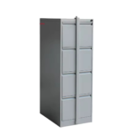 4 Drawer Metallic Filing Cabinet with Locking Bar
