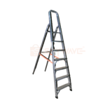 7-Step Aluminum Ladder in Chrome Color