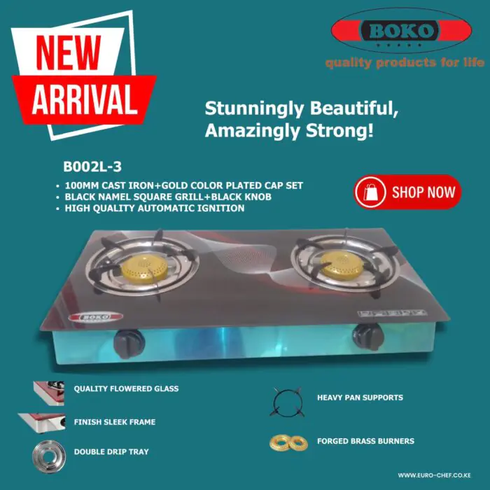 Boko tableTop Double Burner - Image 1