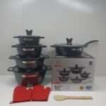 Bosch 13pc Cookware set with Silicon lid covers