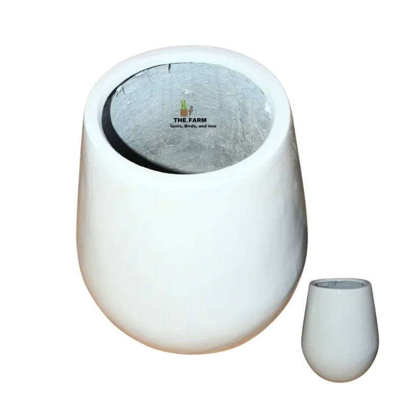 Fiberglass Cylindrical Plant Pot