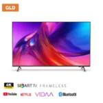 GLD 65" Smart Vidaa OS Frameless Ultra HD LED Tv