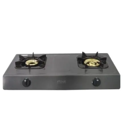 Mika Double Burner Non-Stick Stove