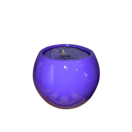 Round Fiber Glass Flower Pot