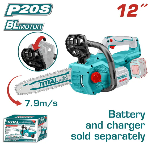 Total Lithium-Ion chain saw-TGSLI201286 - Image 1