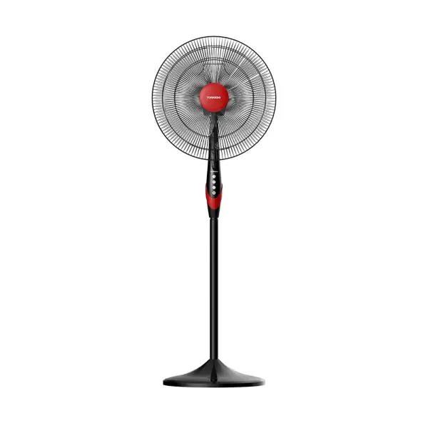 Tornado Stand Fan 18 Inch Black x Red - TSF-18XW
