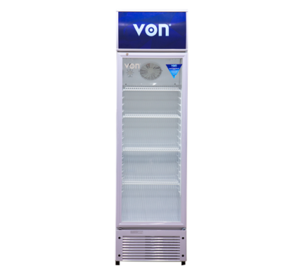 Von 237L Vertical showcase fridge ,VARV23DAS - Grey