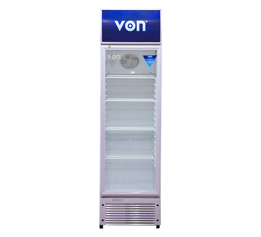 Von 237L Vertical showcase fridge ,VARV23DAS - Grey