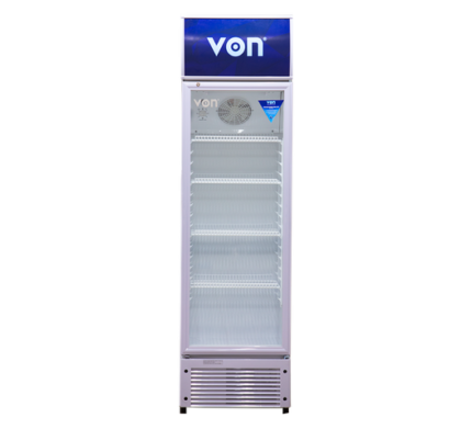 Von 287L showcase fridge , VARV32DAS - Grey