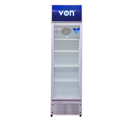 Von 287L showcase fridge , VARV32DAS - Grey