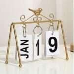 Desktop Hanging Date Calendar Decor