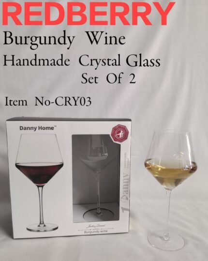 Redberry Hand Made Wine Glass