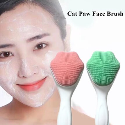 Silicone Face Cleaning Brush with the Cat Paw Shape