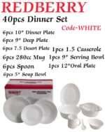 40-Piece Redberry Dinner Set