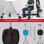 2-in-1 Elderly Walking Stick and Stool