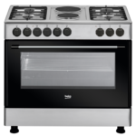 Beko 4G 2E Inox Cooker 90x60 - GE12121DX