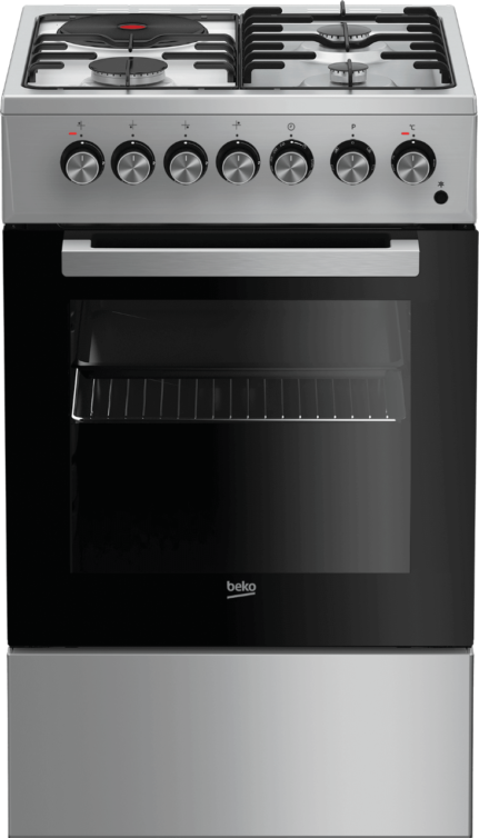 Beko 50x60 Silver Cooker - FSS53110GS