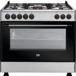Beko 90x60 4 Gas,1 Wok Burner Inox Cooker-GE15120DX
