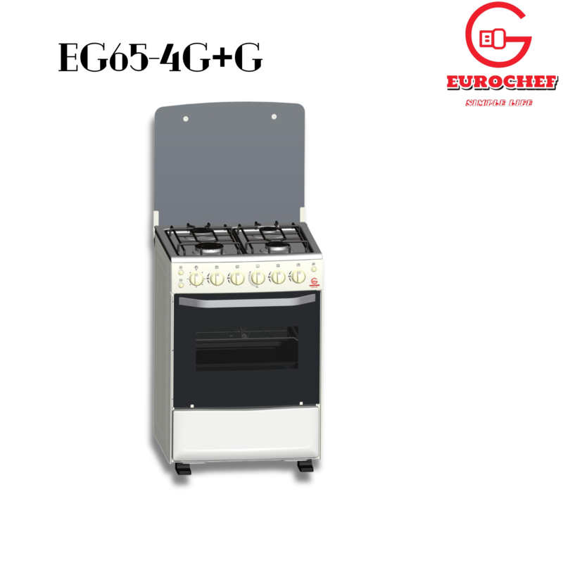 Eurochef 4 Gas 60 by 65 cooker-EG65-4G G
