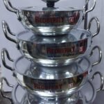 Redberry 4pcs Kadai Cookware Set