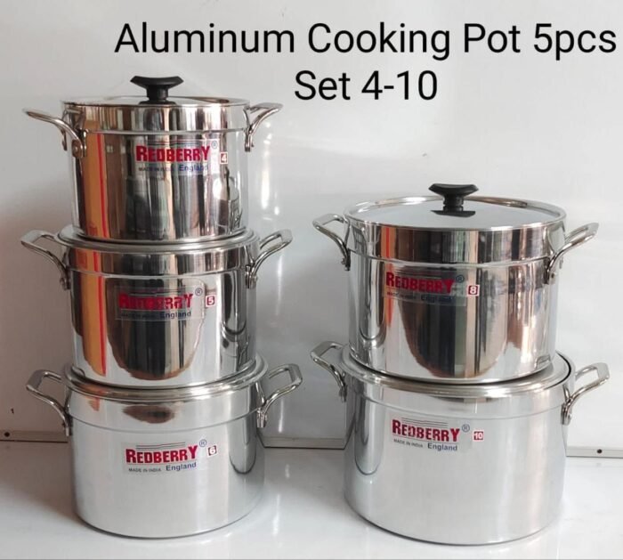 Redberry Heavy Duty Casserole 5pcs Cookware Set