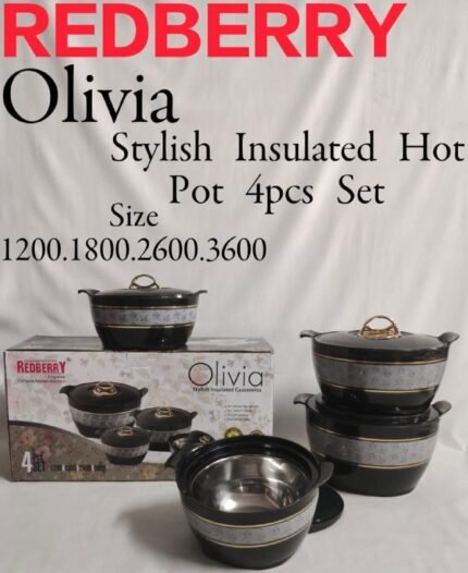 Redberry Olivia Insulated 4pcs Hot Pots