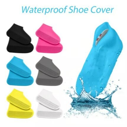 Thickened silicone shoe covers