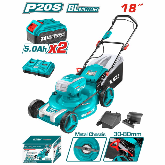 Total Cordless Lawn Mower - TLMli20186