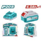 Total P20S Lithium-Ion Battery and Charger Kit -TFBCPK1222